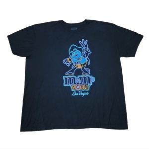 M&M's World Las Vegas Candy Size XXL Black T-Shirt